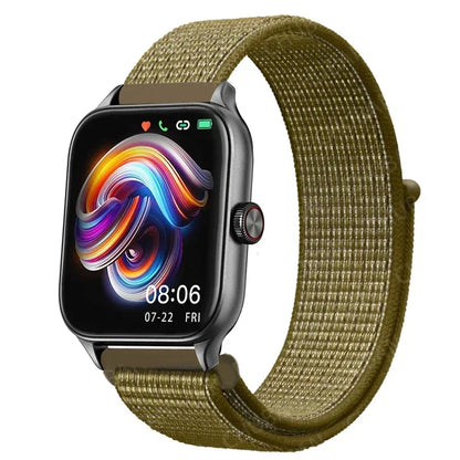Nylonløkke Urrem til Amazfit, Samsung, Huawei, Xiaomi, Garmin