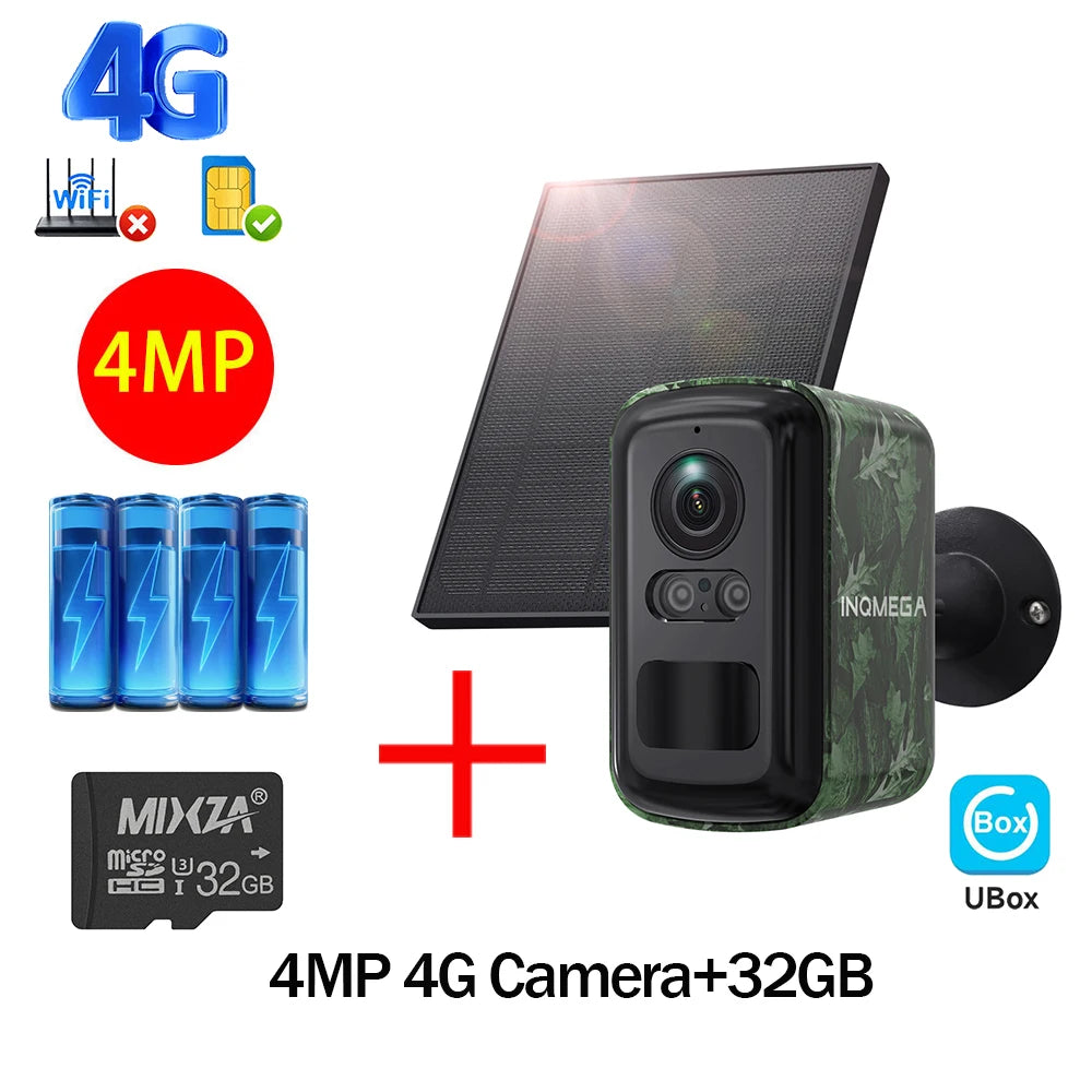 5MP 4G- og WiFi Vildtkamera med Solpanel