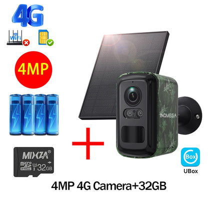 5MP 4G- og WiFi Vildtkamera med Solpanel
