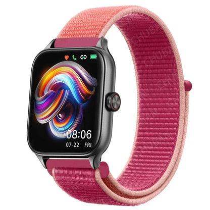 Nylonløkke Urrem til Amazfit, Samsung, Huawei, Xiaomi, Garmin