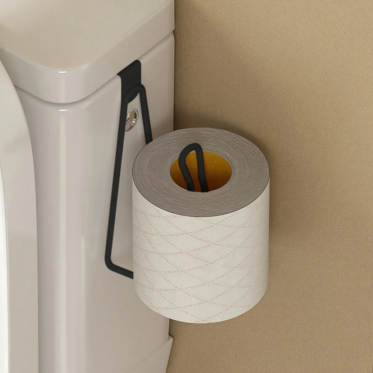 Toiletpapirholder i Rustfrit Stål uden Boring