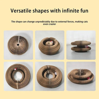 Kradsebræt til Katteklo med Bold