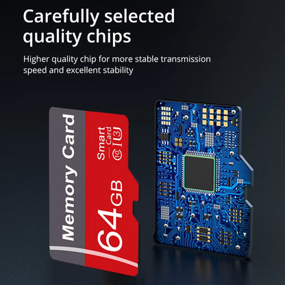 Højhastigheds Micro SD-Hukommelseskort med Kapacitet 4 GB - 128 GB