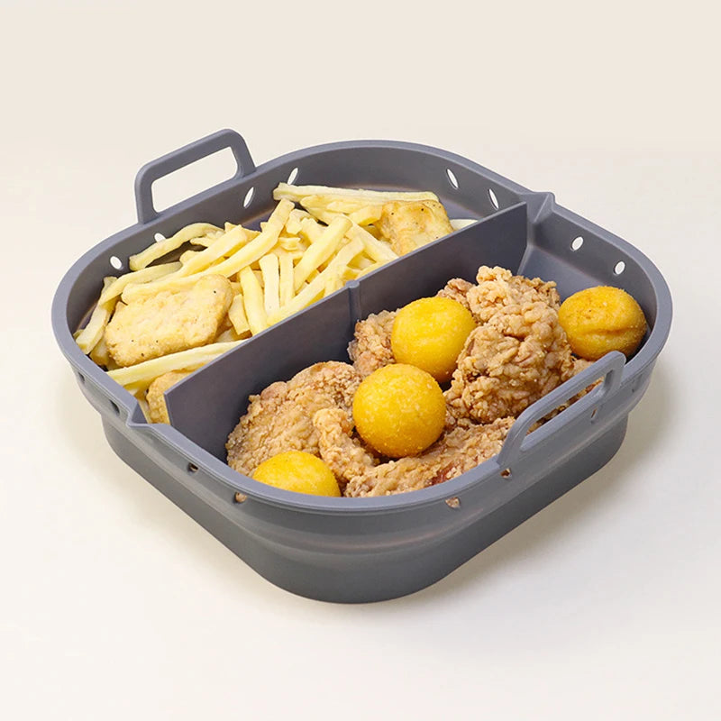 Genanvendelige Silikonebakker til Airfryer 5,5–7,5 L