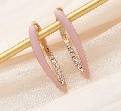 Emaljeøreringe til Kvinder