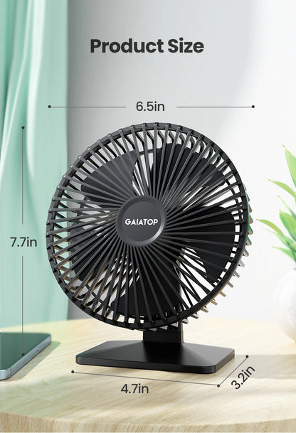 Bærbar USB Skrivebordsventilator