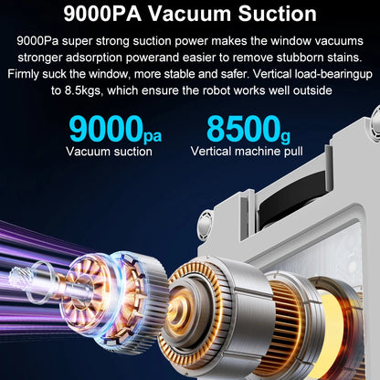 ABIR WD9 Robotvinduesrenser med Vandforstøver