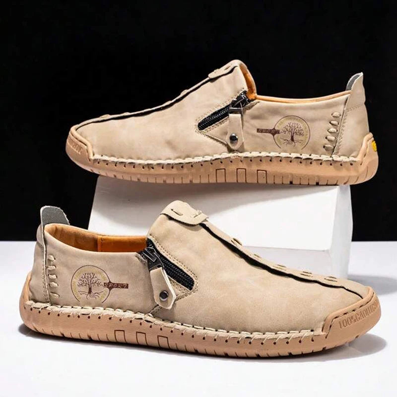 Håndlavede Læder Slip-on Loafers til Mænd