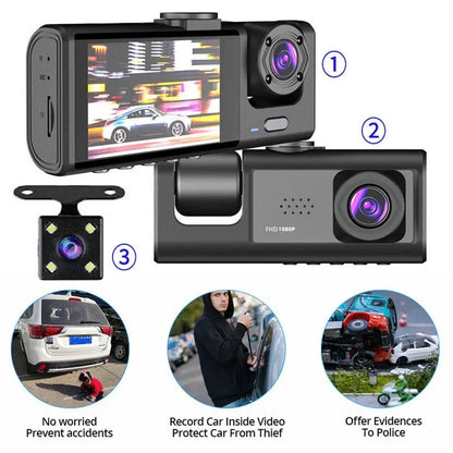 1080P Dash Cam med IR Night Vision