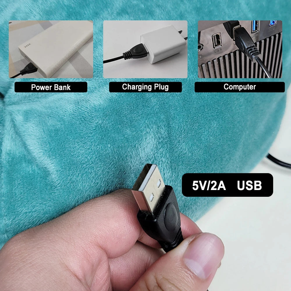 USB Elektrisk Fodvarmer