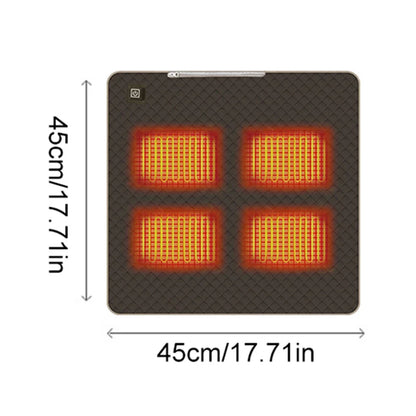 Bærbar USB Elektrisk Varmepude til Camping