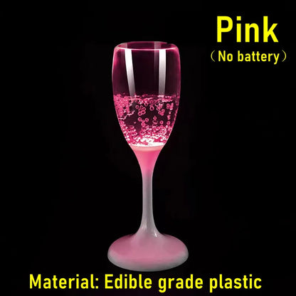 LED Champagne Festlys Glas