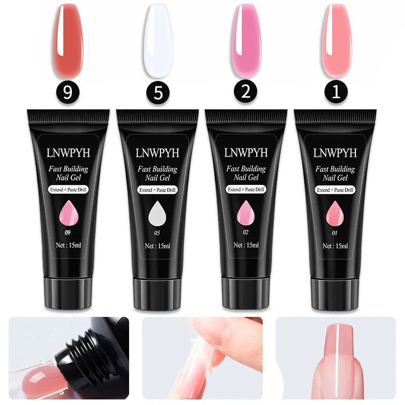 Gel Neglelak Sæt med LED-lampe – 27 Farver Manicure Sæt