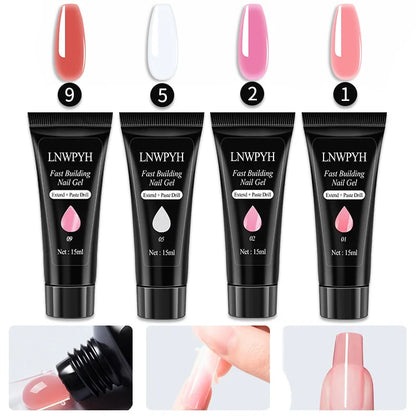 Gel Neglelak Sæt med LED-lampe – 27 Farver Manicure Sæt