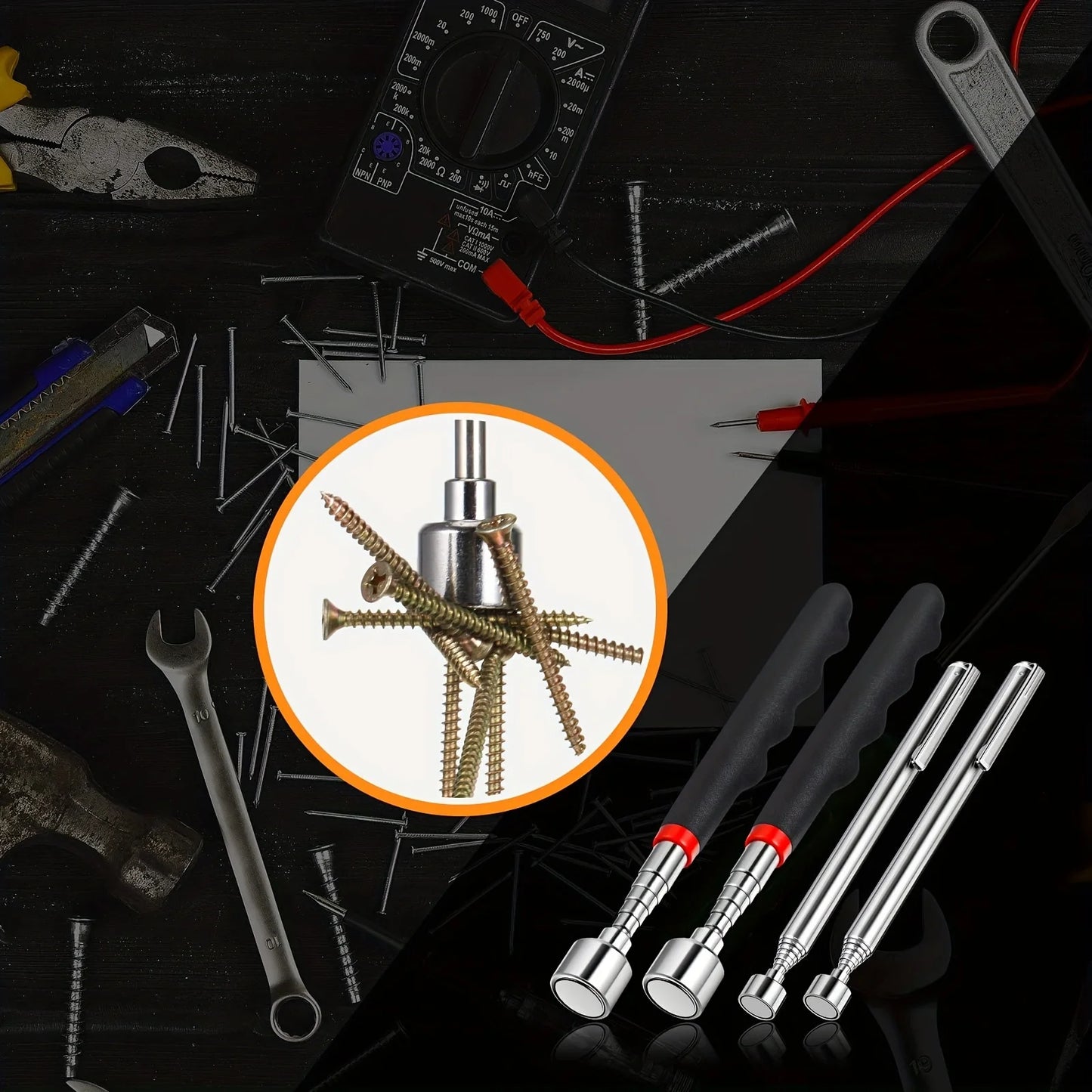 Teleskopisk Magnetopsamler