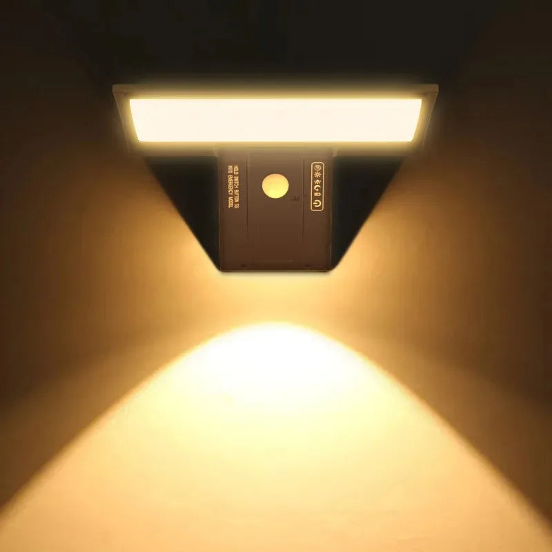 Udendørs Solcellelampe med Bevægelsessensor Vandtæt 90 LED’er