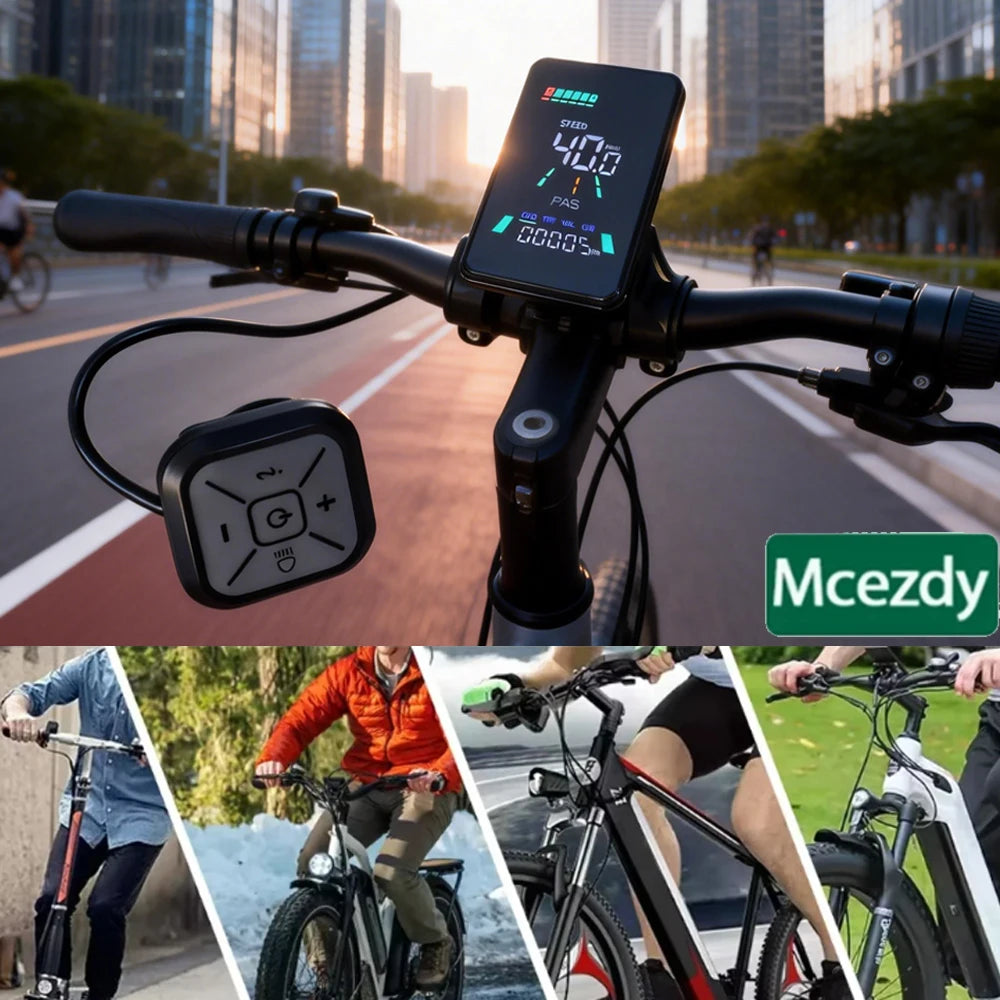 LCD-Display til Elektrisk Cykel og Elektrisk Løbehjul