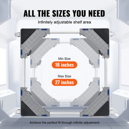 Justerbar Rullebase til Køleskab og Vaskemaskine