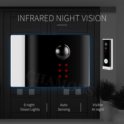 WiFi Dørklokke 1080P Smart Sikkerhedskamera