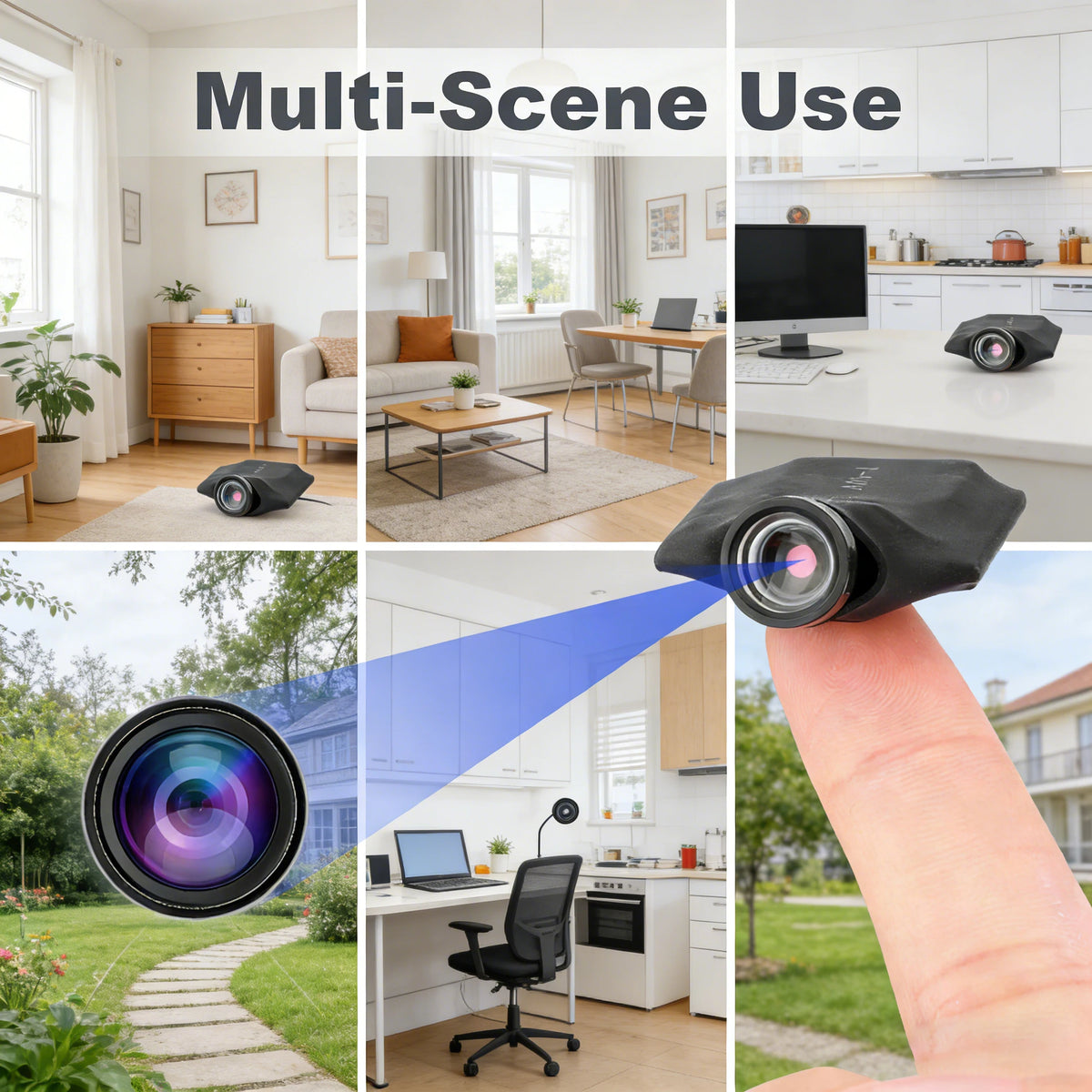 1080P Mini WiFi-Kamera med Bevægelsesregistrering