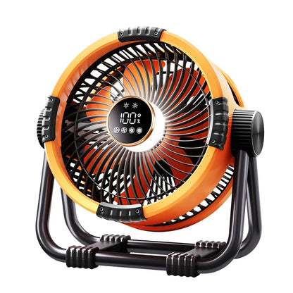 Genopladelig Campingventilator med Lys