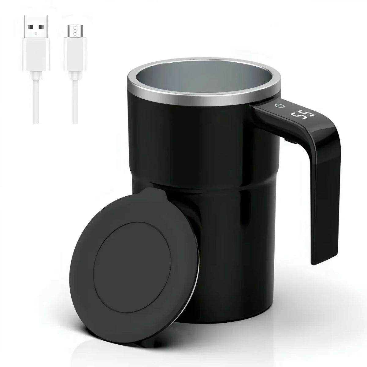 Elektrisk Selvrørende Krus med USB-Opladning