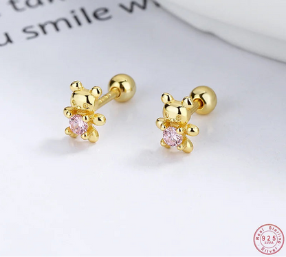 Sterlingsølv Bjørne Ørestikker til Kvinder