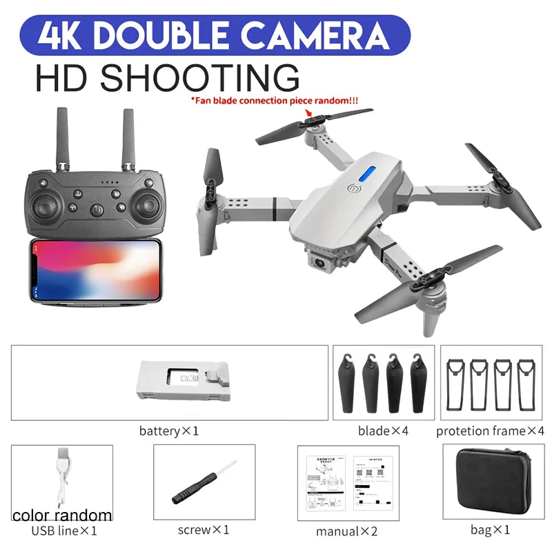 4K Kamera Foldbar RC Drone