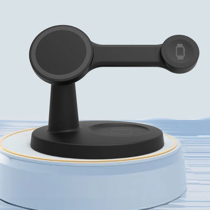 3-i-1 Magnetisk Trådløs Oplader til iPhone, Apple Watch og AirPods