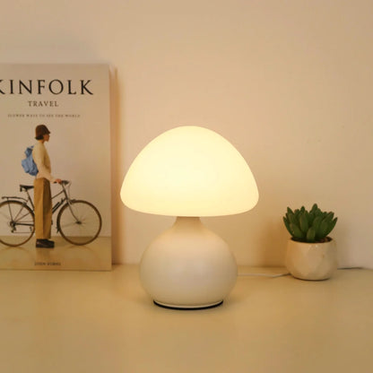 Minimalistisk Svampelampe med 3 Farver og Dæmpning