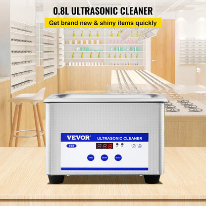 Mini Ultralydsrenser – 800 ml Bærbar Rengøringsmaskine