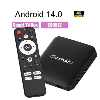 H96 MAX 4K Android TV-Boks