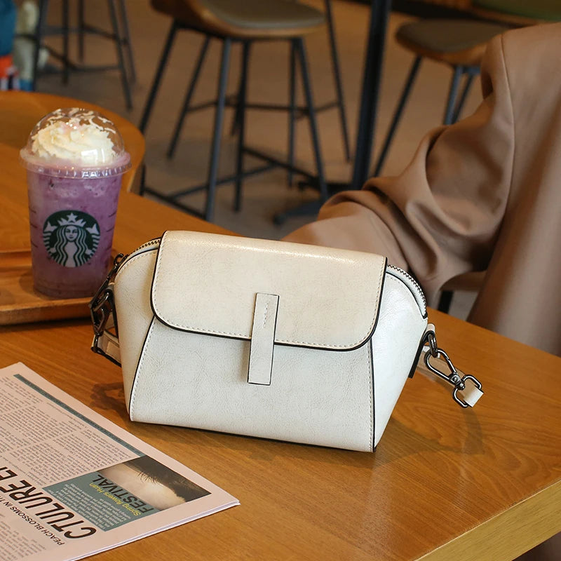 Lille Crossbodytaske i Ægte Læder til Kvinder