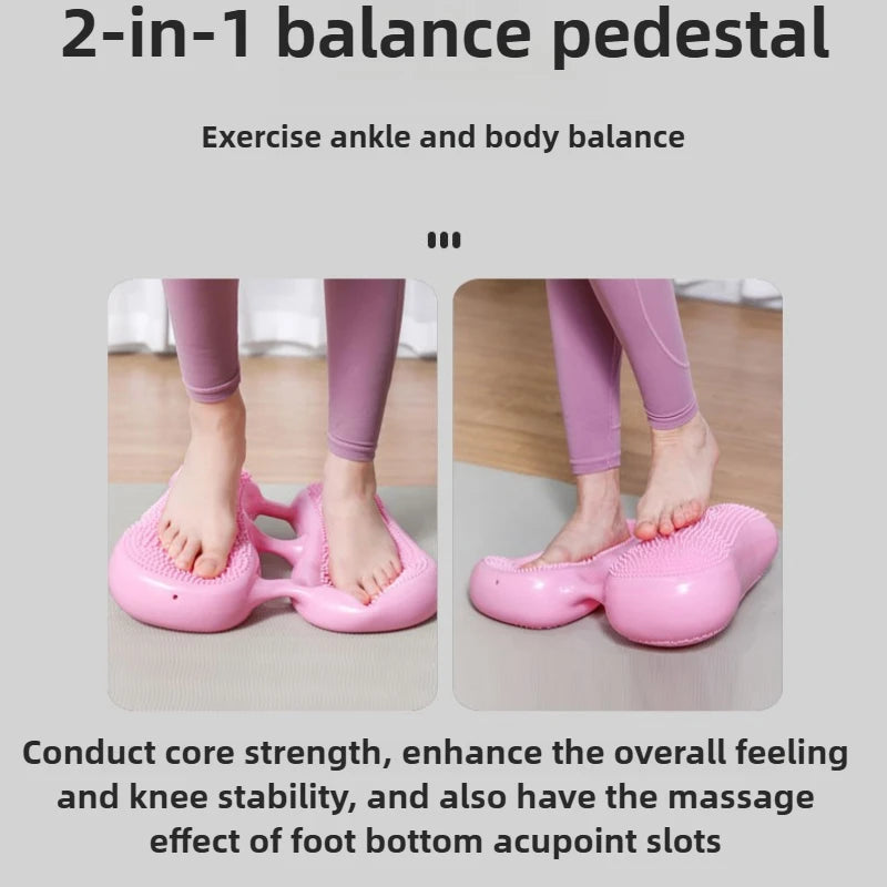 Lydløs Stepper Balance Oppustelig Pude – Hjemmetræning & Fodmassage