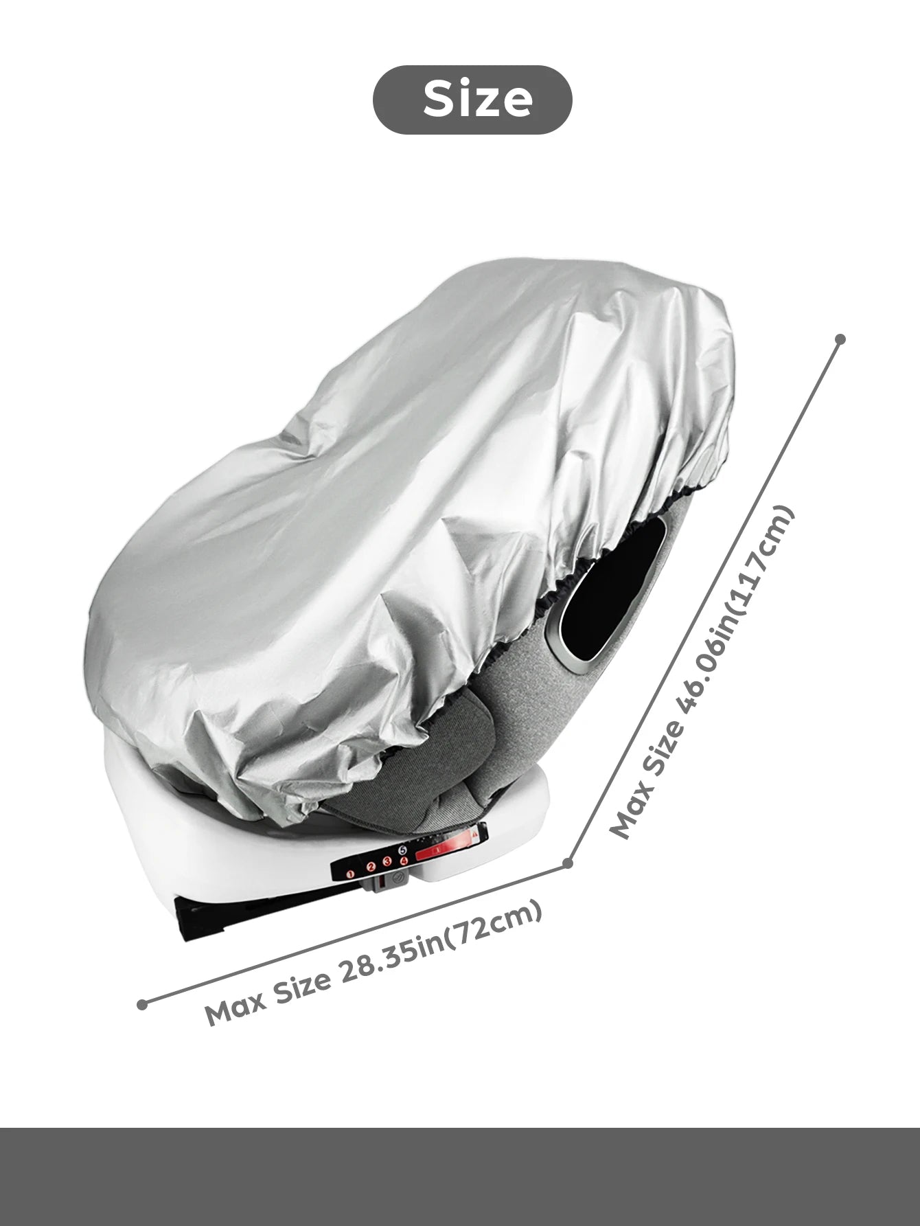 Universal Solbeskytter til Babyautostol