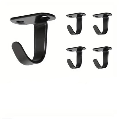 5 stk. Loftkroge i Rustfrit Stål