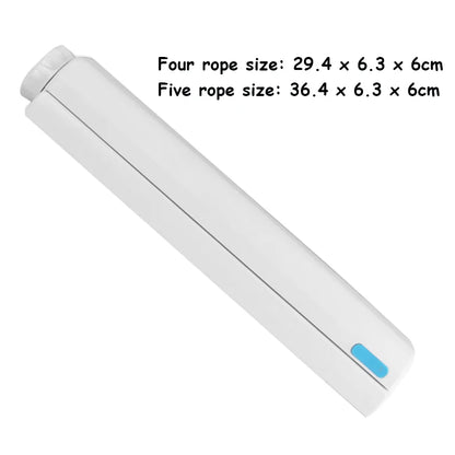 Udtrækkelig Vægmonteret Indendørs Tørresnor