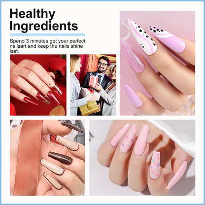 Gel Neglelak Sæt med LED-lampe – 27 Farver Manicure Sæt