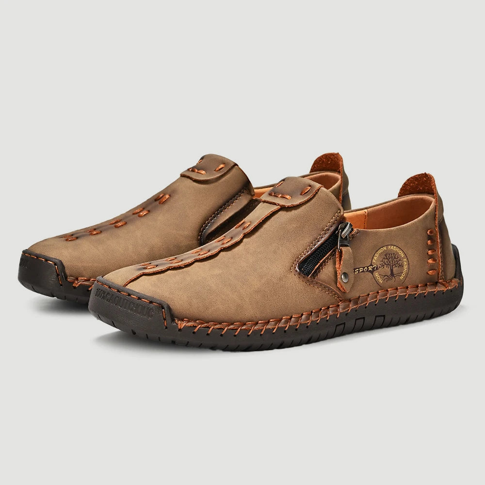 Håndlavede Læder Slip-on Loafers til Mænd