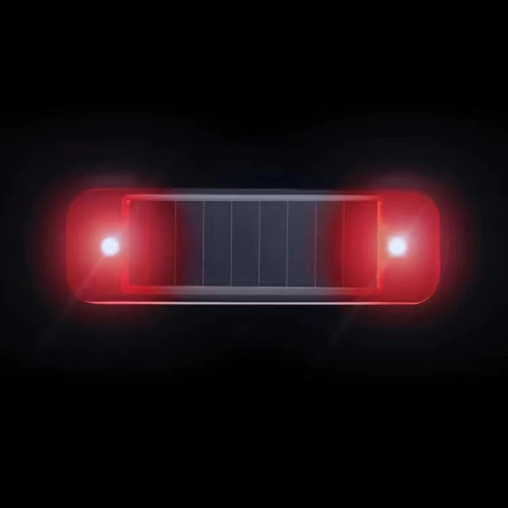 Mini LED Solcelle Advarselslys til Bil