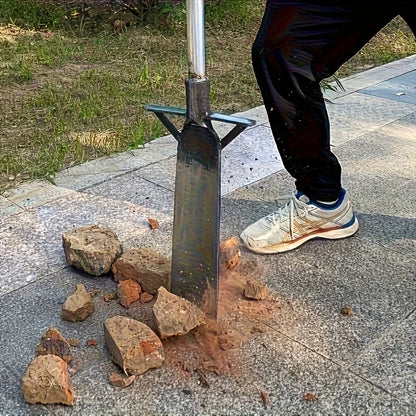 Kraftig Havespade i Manganstål