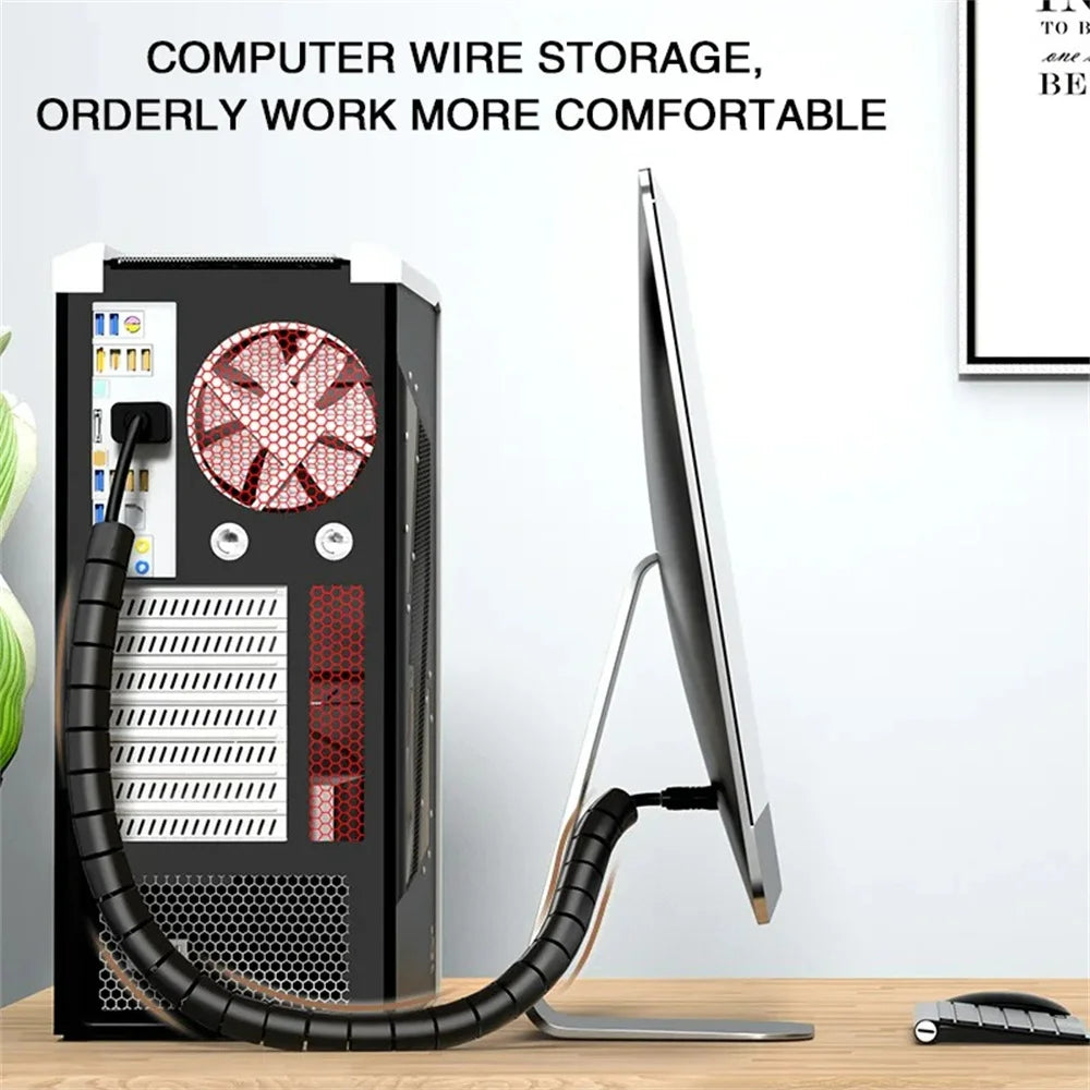 2M Spiral Kabelorganizer-rør