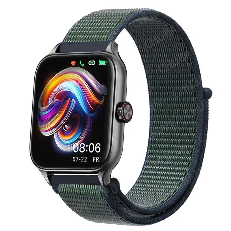 Nylonløkke Urrem til Amazfit, Samsung, Huawei, Xiaomi, Garmin