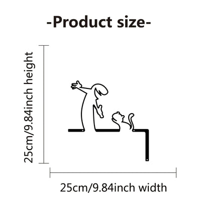 Metal Væg- og Dørdekorationsskilt