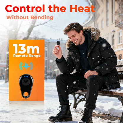 Genopladelige Varmestrømper til Vinter med Fjernbetjening