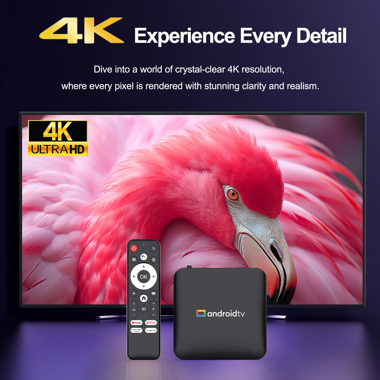 H96 MAX 4K Android TV-Boks