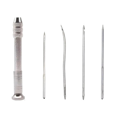 Lædersynålesæt med Syl til Læder og Canvas