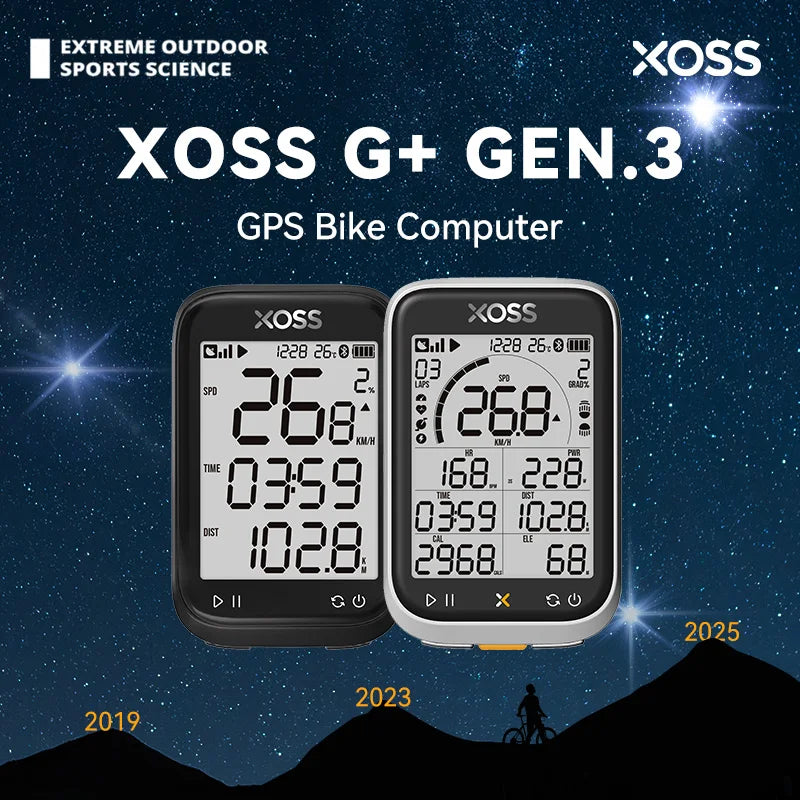 GPS Cykelcomputer med Hastighedsmåler