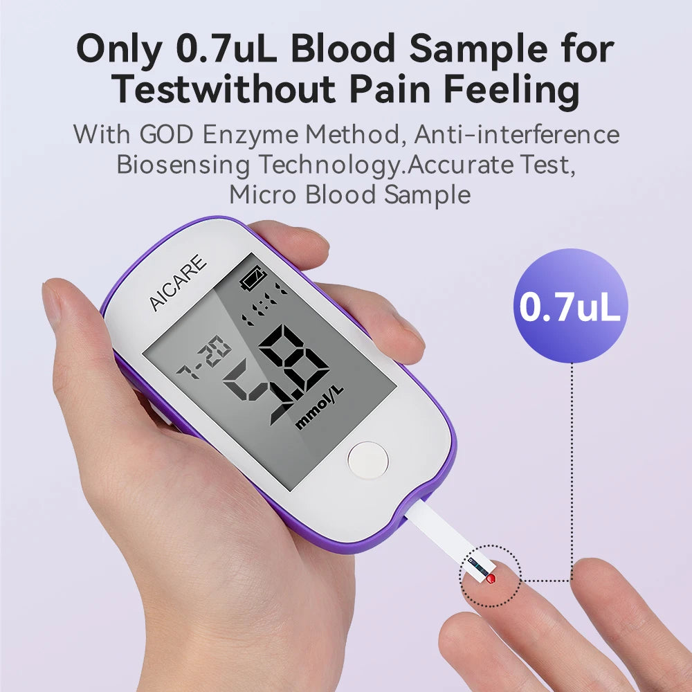 Blodsukkermåler med Teststrimler
