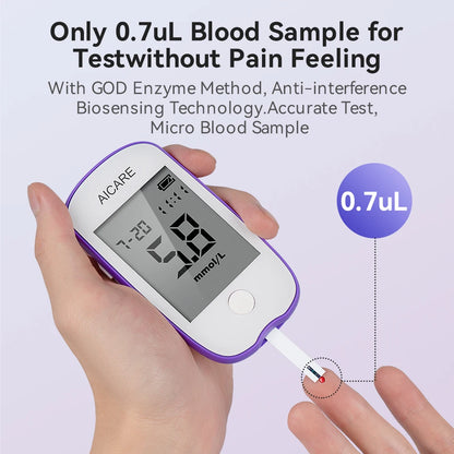 Blodsukkermåler med Teststrimler